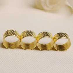 Round Copper Thimble DIY Sewing Tools Household Knitting Accessories for Sewing Supplies Handicraft Thimble Stitch 1pcs G