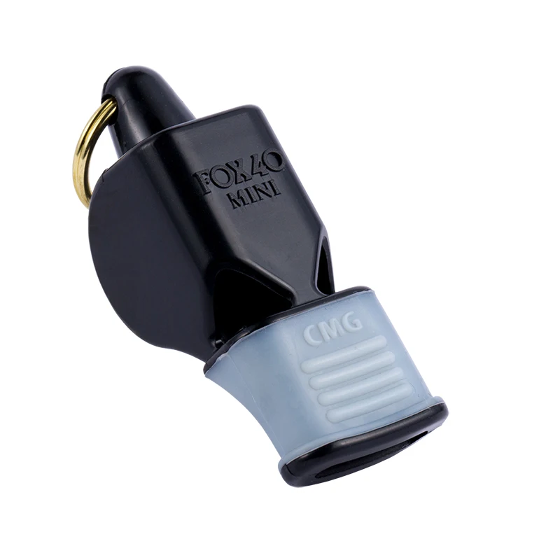 Canada Original Fox 40 Mini CMG Fox40 Compact Sized Small Whistle With The Addition Of The Patented Cushioned Mouth Black /9401
