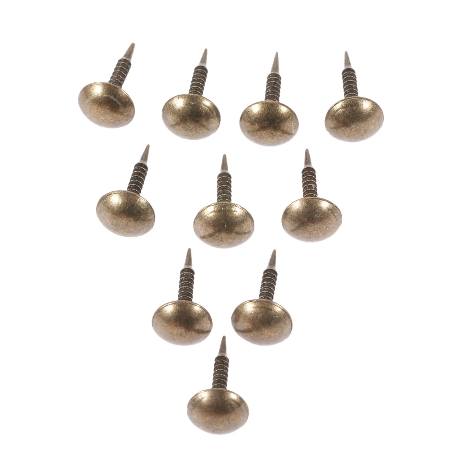 100 Pz/lotto 8*15mm Bronzo Antico Tappezzeria Chiodi Gioielli Scatola di Legno Divano Decorativo Tack Stud Puntina Da Pushpin Porta Ferramenta Per