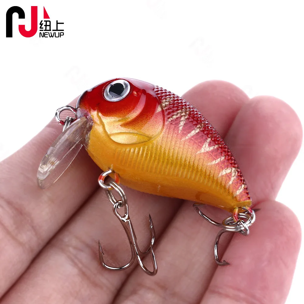 NEWUP 1Pcs Freshwater fish Crankbait lure fishing tackle 4.5cm/7g High Quality Japan fishing tackle