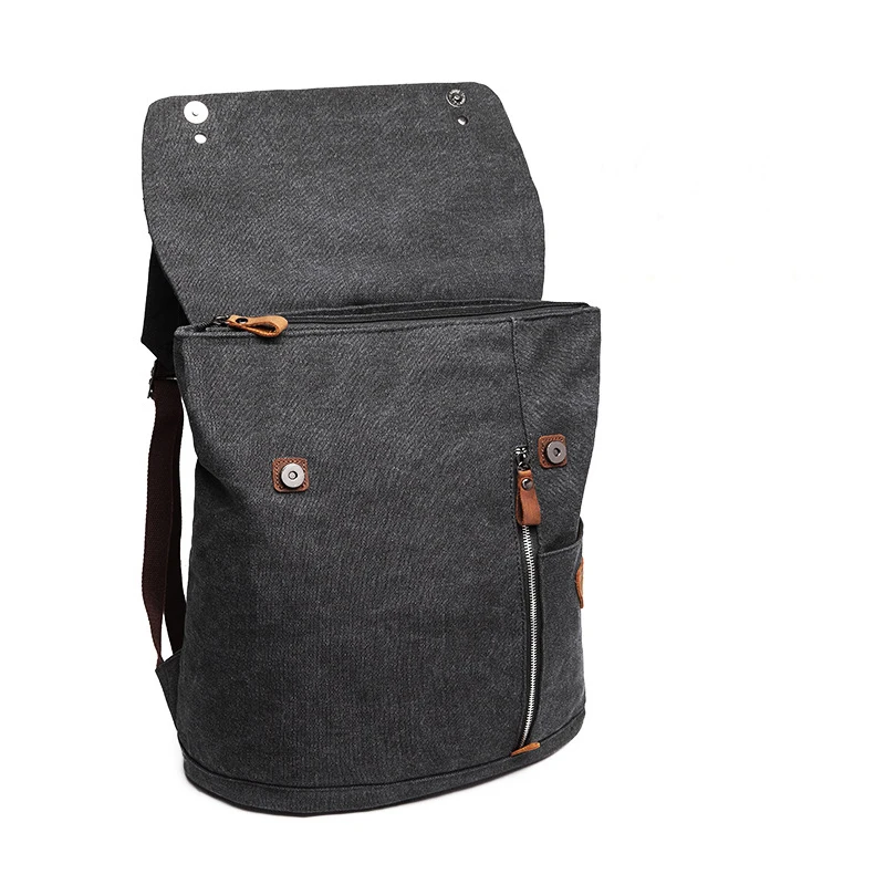 Anti-theft Canvas Backpacks For Men Student Fashion Casual Laptop Office Shoulder Bags For Teenage Boys Hot Sales XA504ZC