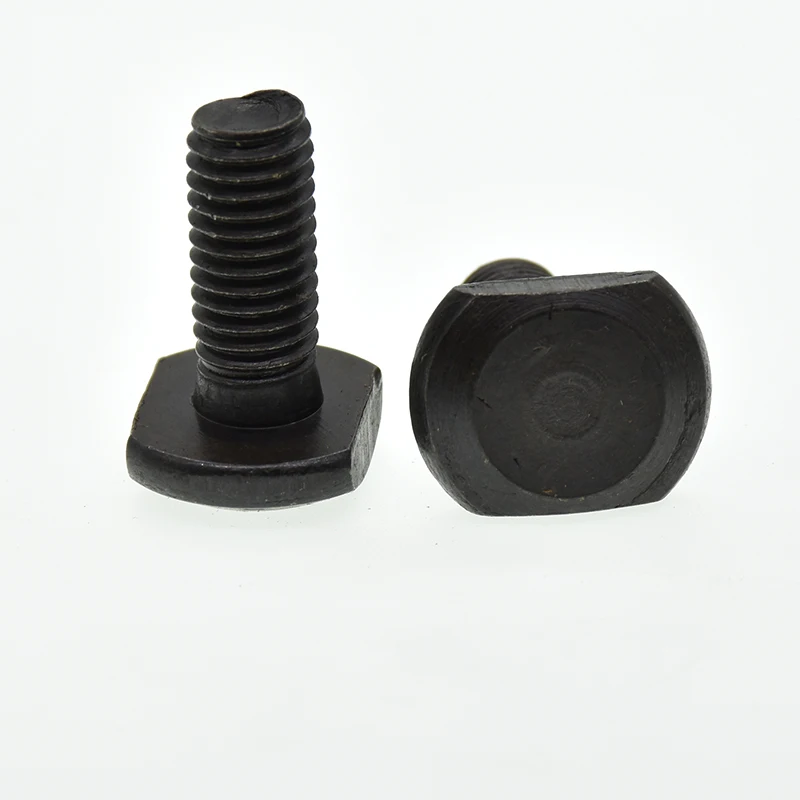 M5 M6 M8 M10 Carbon Steel  T Shape Punch Milling Machine Screw Threaded Rod Clamping Cap Bolt for T-Slot T-head bolts