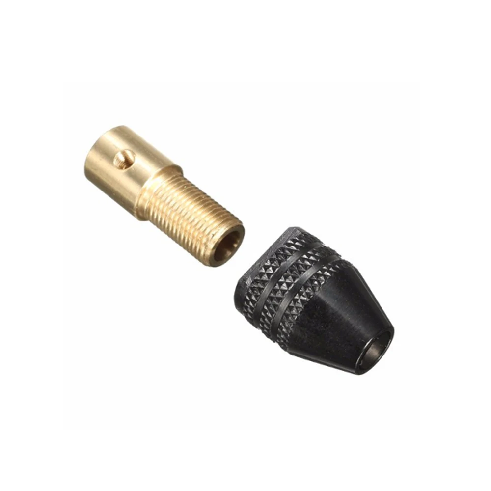 3mm Three-jaw Head Brass Center Shaft Mini Drill Chuck Durable Clamp 0.3-3.5mm