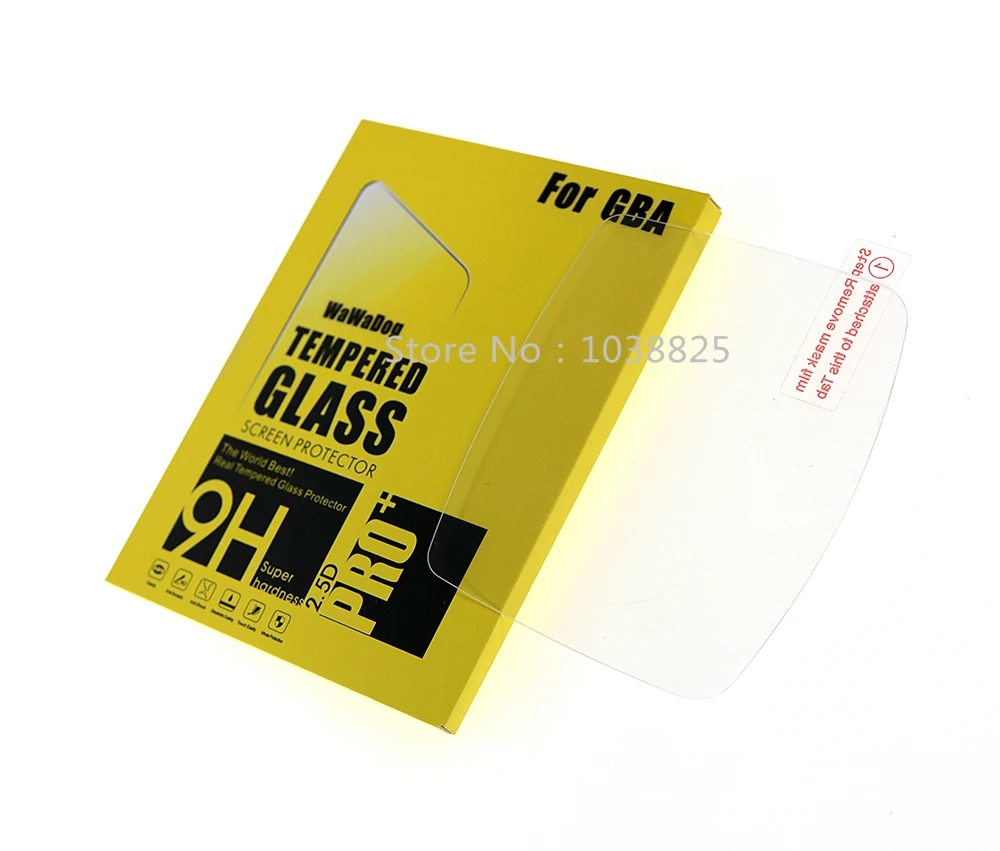 1 Juego de película protectora de vidrio templado antiarañazos para Gameboy GB GBA GBC GBP GBA SP protector de película