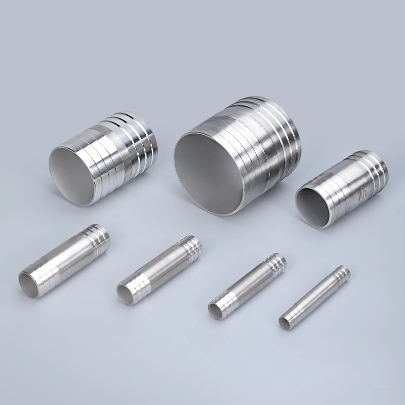 

1/2" 3/4" 1" Double end connector Fittings Straight Nipple Pipe Joint Connection 304 Stainless Steel Tool