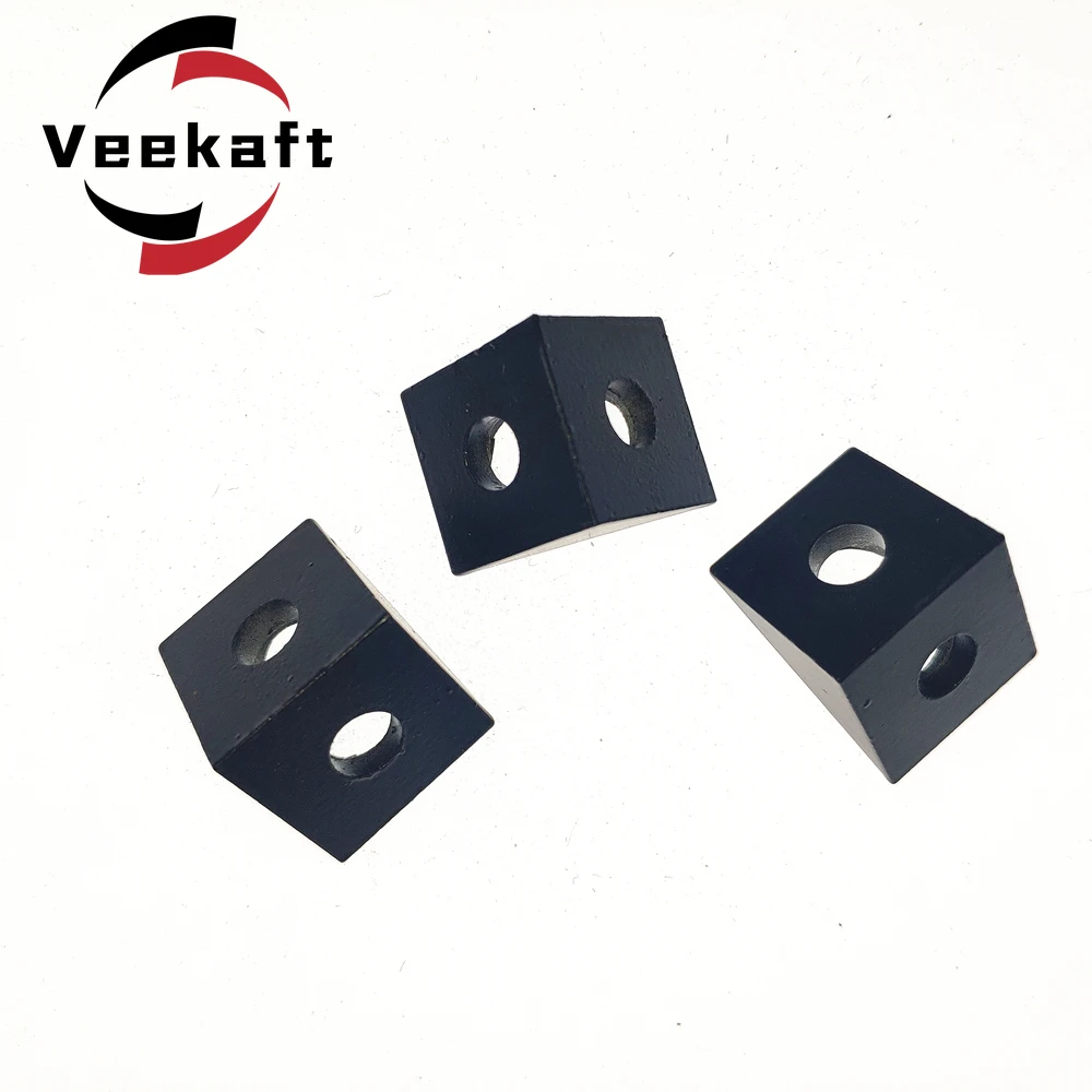 1515 Voron 3d V-slot Black Angle Corner Connector 90 Degree Angle Bracket for Openbuilds 2020 Aluminum Profile Voron 2.4 EU