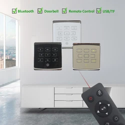 Home Mini Bluetooth Audio In Wand PA Verstärker Smart Musik Zentrum System Stereo Sound Verstärker für Haus und Hotel