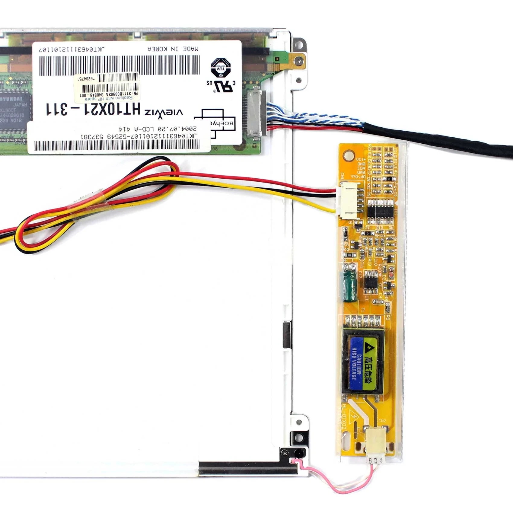 Imagem -06 - Painel do Painel de Exposição do Lcd com Dvi Vga Avoirdupois Lvds 40pin Módulo Ttl 1024x768 Ht10x21311 Ffs Ips 104 Dentro