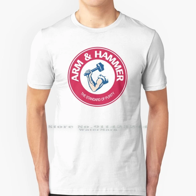 Arm Hammer Baking Soda Logo T Shirt Cotton 6XL Vintage Logo Arm Hammer Arm And Hammer Baking Soda Laundry Washing Soda Muscle AliExpress