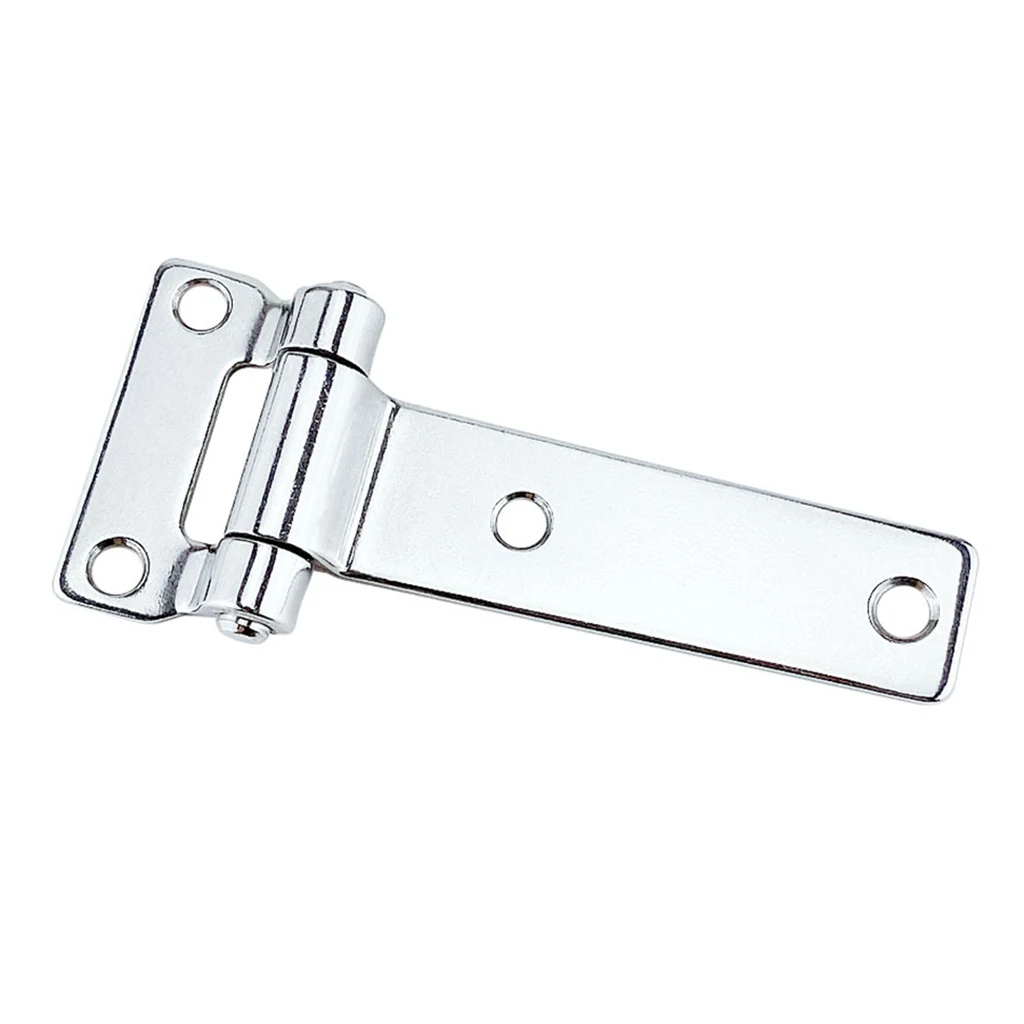 Trunk Door Hinge Stainless Steel T Hinge Truck Trailer Door Cabinet Hardware, 3mm Thickness, Easy Installation