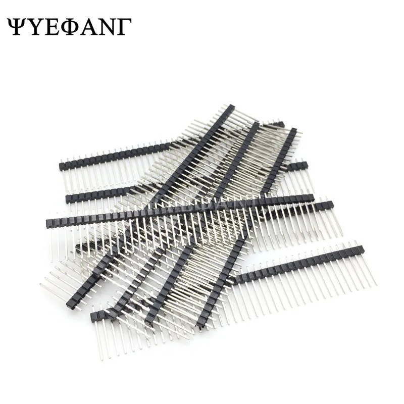 

10PCS Single Row Male 1*40 40Pin 2.54mm 1X40 19mm Height Long Breakable Pin Header