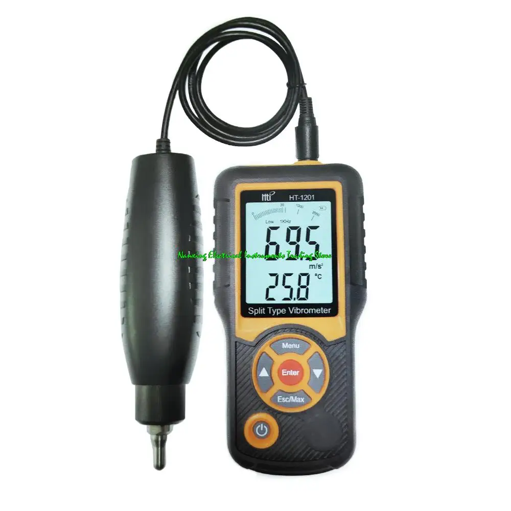 Fast arrival HT-1201Split type vibrometer Split Vibration Meter  piezoelectric ceramic accelerometer (shear type)