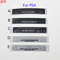 JCD 1 Pcs For PS4 Controller label housing Shell Slim Black Back Sticker Lable Seals-made in China