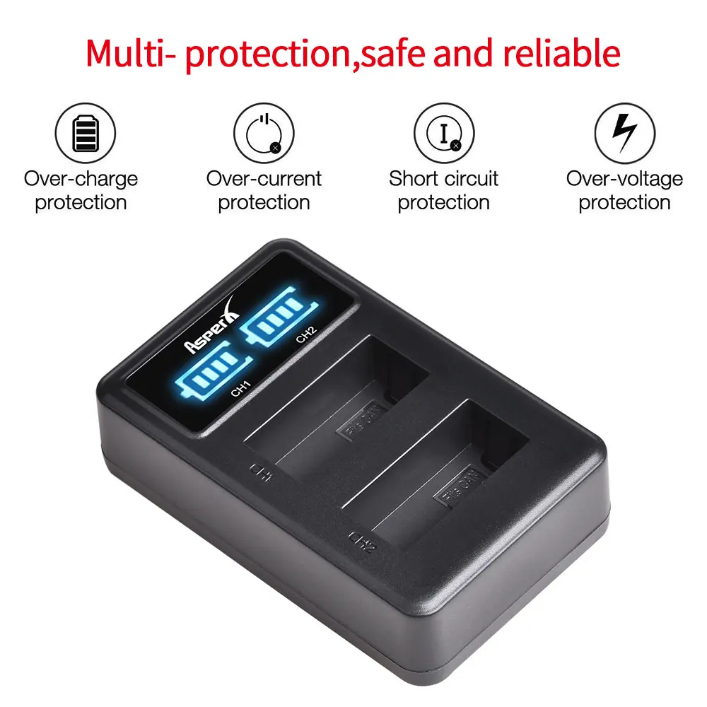 1350mAh LP-E17 باتريا LP E17 LPE17 كاميرا بطارية + شاحن لكانون SL3 EOS M3 M5 M6 750D 760D T6i T6s 800D 8000D Kiss X8i