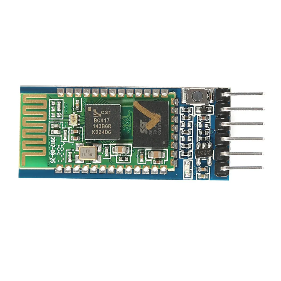 New Hc05 Hc-05 Master-slave 6pin 6 Pin Jy-mcu Anti-reverse Integrated Bluetooth Serial Pass-through Module Wireless Serial