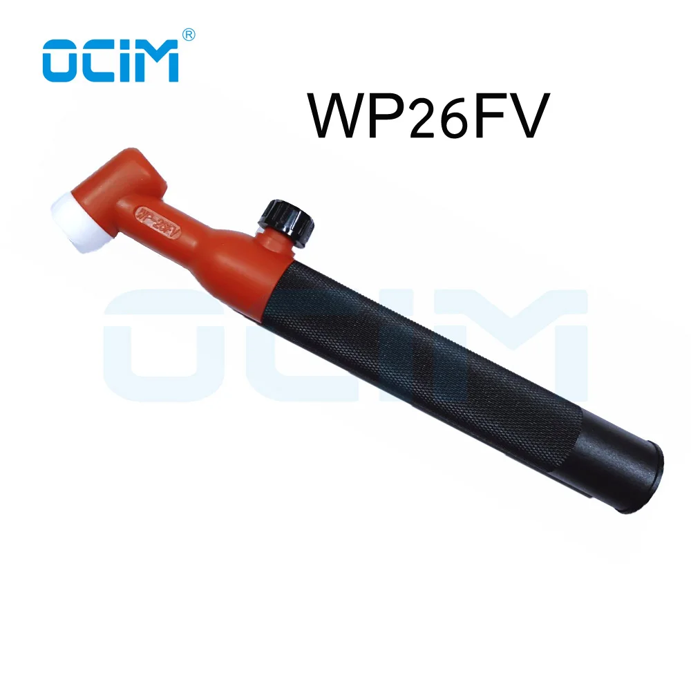 WP26V SR-26F /26FV WP26F WP26FV torcia per saldatura TIG rossa testa con manico per saldatura nero