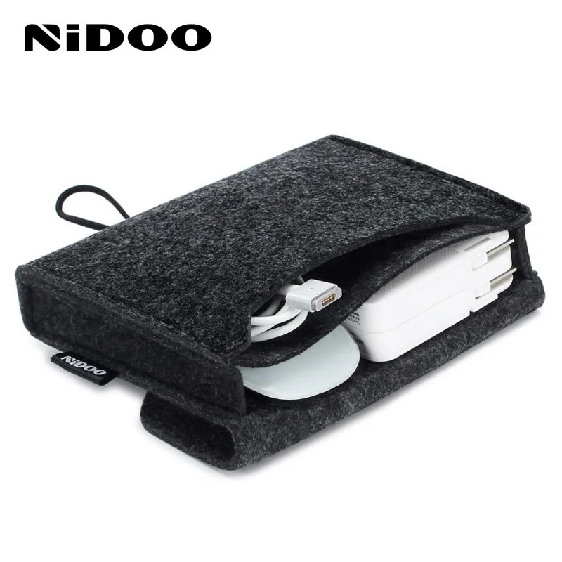 NIDOO All-purpose Carrying bags Cable Digital Electronics Accessories Protective Case for MacBook USB Data Cable Mouse Organizer