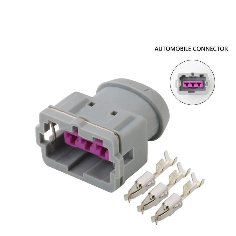 200SET car wire connector male female wire connector fuse plug connector automotive wiring 3 pin terminal socket DJ7031C-3.5-21