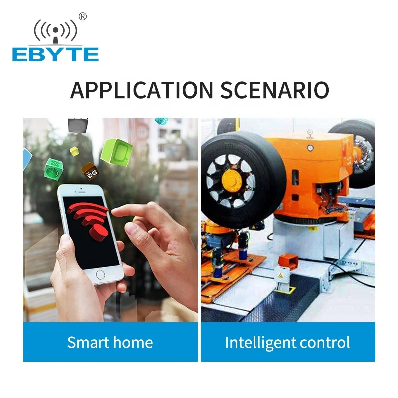 E18-MS1PA2-PCB Zigbee IO CC2530 PA 2.4 mesurz 100mW PCB Antenne IOT Uhf Transcsec Sans Fil Transmetteur et Récepteur RF Tech