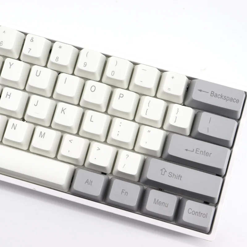 Zealer PBT Keycaps Profilo OEM Tastiera meccanica stampata superiore/laterale/blanchi 108 tasti compatibili con MX GK61/87