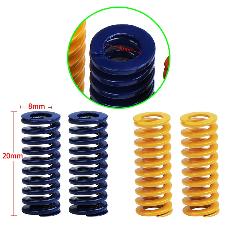 4pcs Motherboard Compression Light Load Connect Leveling Springs 3D Printer Accessories Reprap Imported For Ender 3 Heatbed