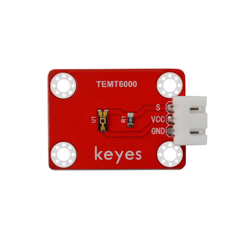 5pcs Keyes Brick Temt6000 Light Sensor(pad Hole) Anti-reverse Plug White Terminal For Arduino