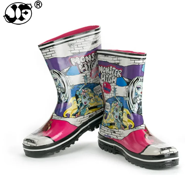 Rain Boots Women 2021 Mixed Colors Ladies Rubber Boots Fashion Waterproof Rainboot Non-Slip Low Heel Women Shoes gbnyu