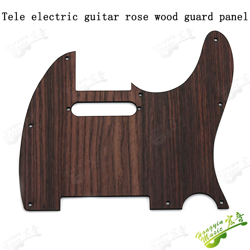 Tele electric guitar panel guard rosewood 8-hole pickup electric guitar guard veneer front cover accessories