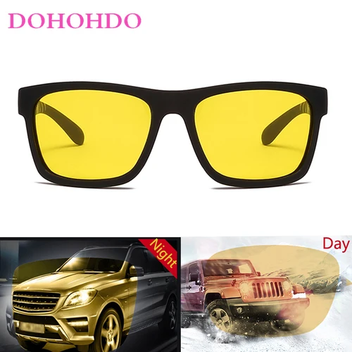 Imagen 2 del producto DOHOHDO-Gafas de sol polarizadas con visión nocturna para hombre, lentes antideslumbrantes de diseñador de marca de lujo, novedad