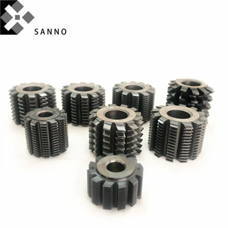 M0.5 -M2 Gear Hob Metric Small Modulus Solid Tungsten Steel Synchronous Pulley Tooth Hobbing Cutter AA Carbide Gear Hob