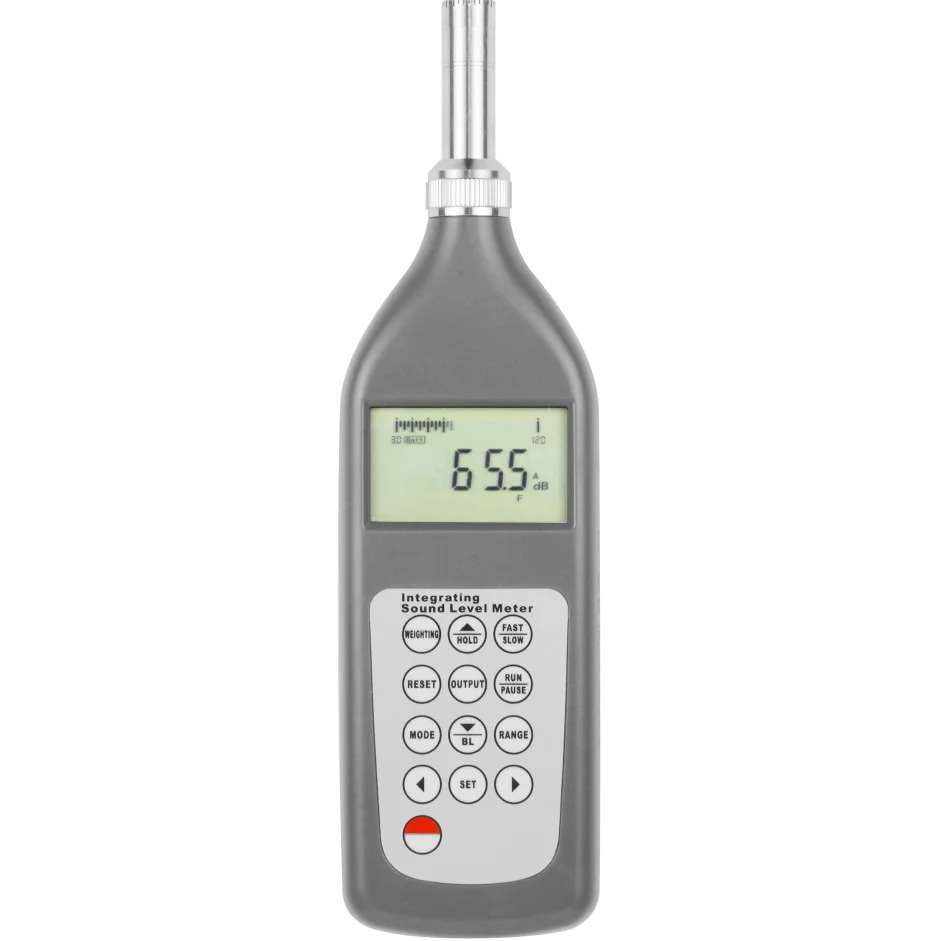 LANDTEK SL-5868ILEQ Impulse Integrating Sound Level Meter Measure Accumulated Percentile Sound Level,Optional Bluetooth printer.