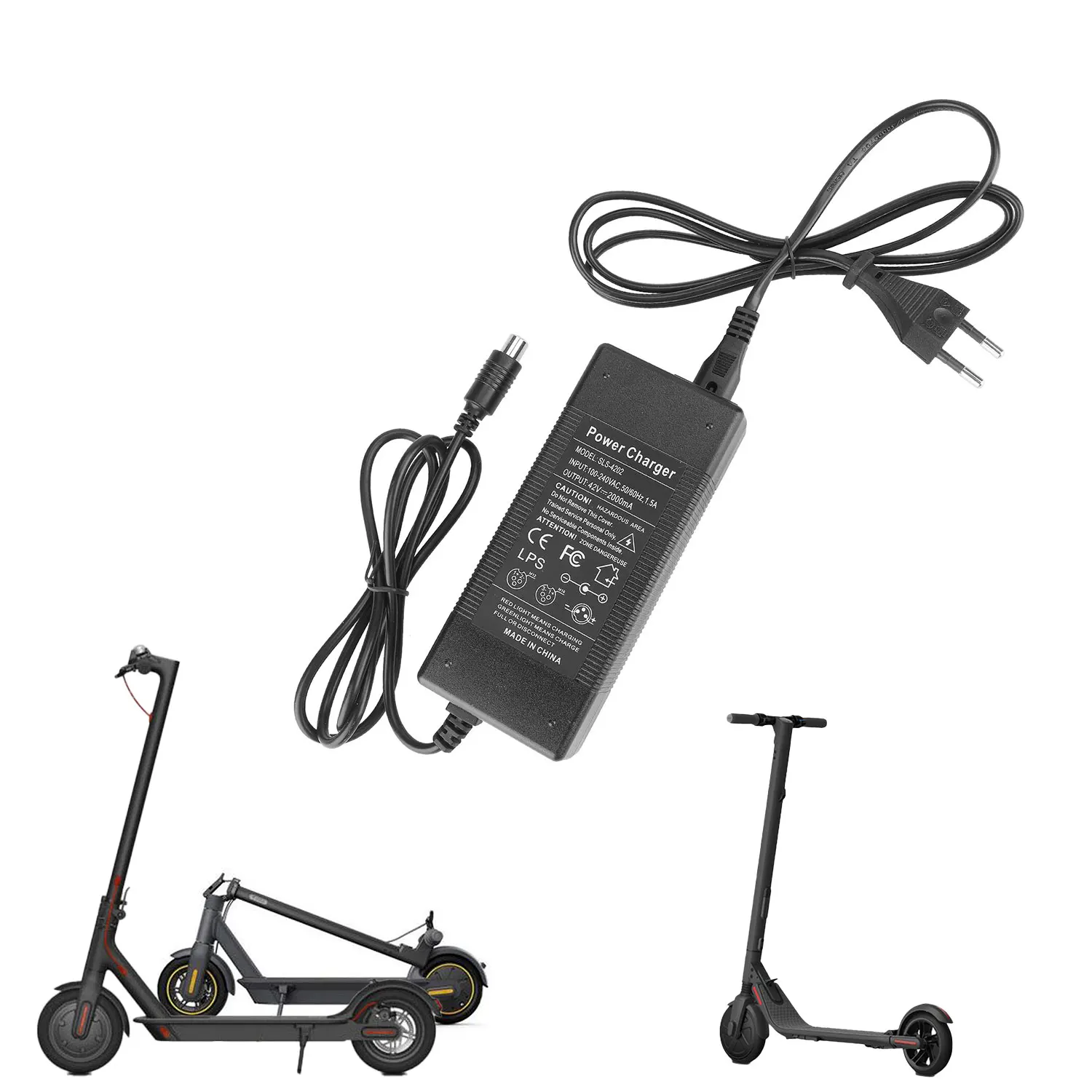 

42/36V2A Electric Scooter Battery Charger for Xiaomi M365 and Ninebot ES1/ES2 Factory Sale UK/US/EU Plug Power Supply Adapters