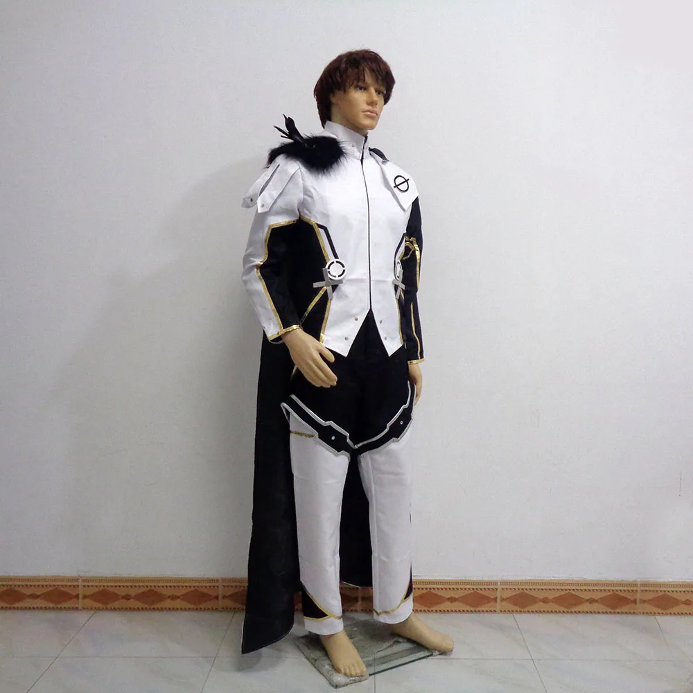 Game Elsword Raven Furious Blade Uniforms Christmas Party Halloween Uniform Outfit Cosplay Costume Customize Any Size