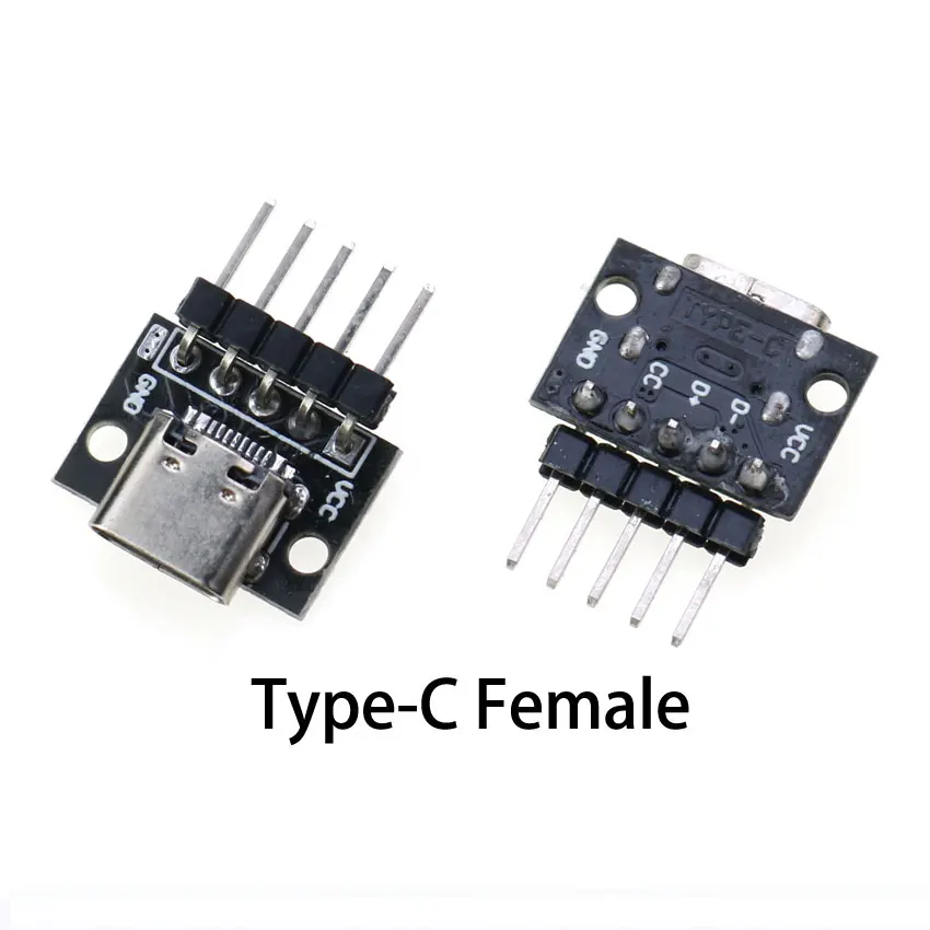 YuXi 1 قطعة USB Type-C ذكر USB 3.1 موصل سالب 90 درجة 2/4/5 دبوس كابل بيانات شحن ميناء جاك اختبار المجلس