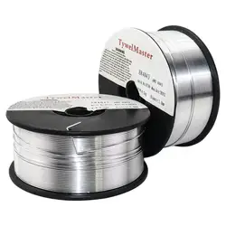 Liga de alumínio Fio de solda, Gás Escudo Material, MIG Wire, ER4043, AlSi5, ER5356, 0.5kg, 0.8mm, 1.0mm, 1.2mm, 100mm