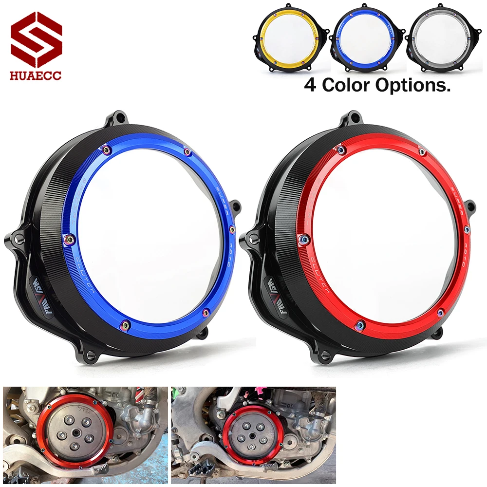 

For Honda CRF450R 2009-2016 CNC Clear Clutch Cover CRF 450 R CRF 450R 2015 2014 2013 2012 2011