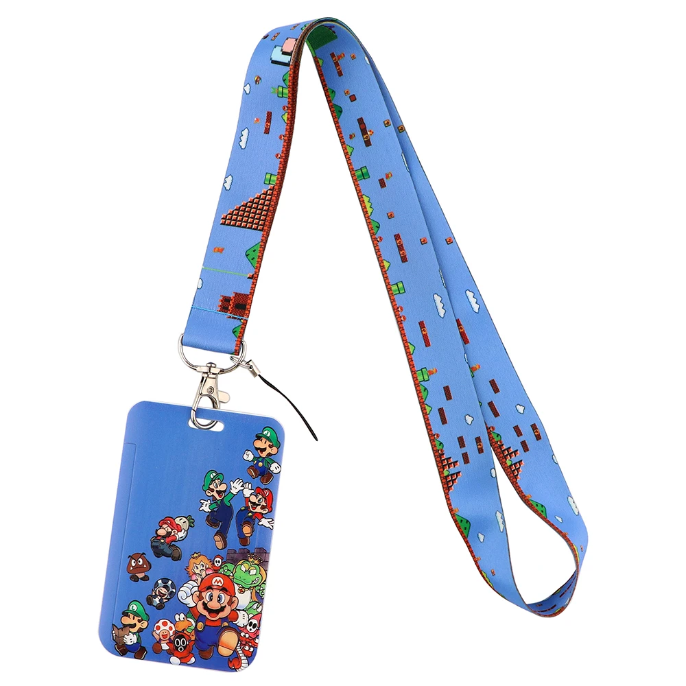 Game Cute Character Lanyards For Keychain ID Badge Holders Mobile Phone Rope Key Lanyard Neck Straps Key Rings Accessories Gifts