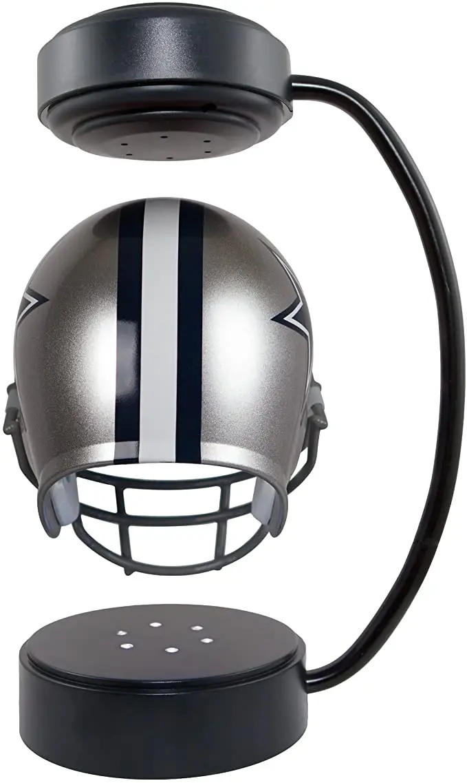 

Collectible Levitating Football Helmet with Electromagnetic Stand, Creative Hover Helmets Magnetic Suspension Decoration,for Spo