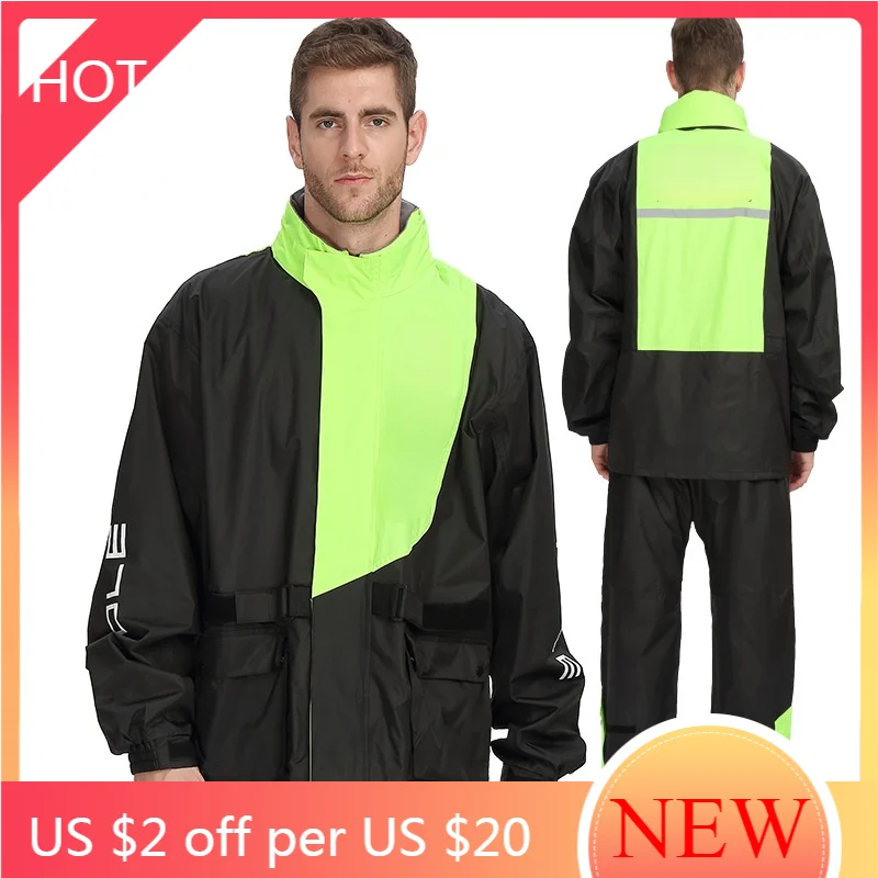 Motorrad Große Regenmantel Frauen Faltbare Poncho Outdoor Regenmantel Männer Jacke Wasserdicht Polyester Regenjacke Regen Getriebe AG50YY