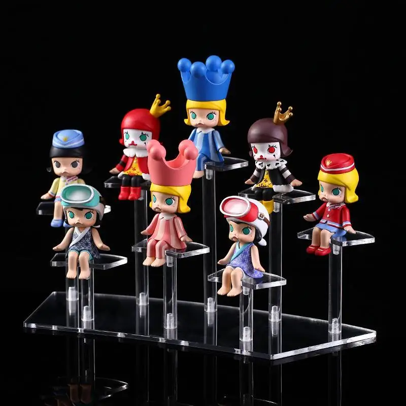 

Acrylic Display Stand Ladder Type Superimposed Doll Hand-Made Display Stand Doll Storage Bubble Matt Display Cabinet