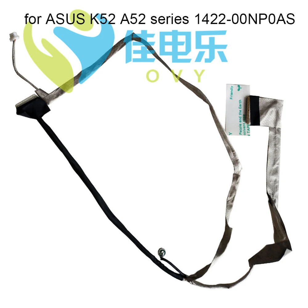 Notebook PC LVDS LCD Cable For ASUS K52 K52F K52JR K52JE K52N A52 A52F A52JB A52J 1422 00NP0AS Connector Cables Laptop parts New