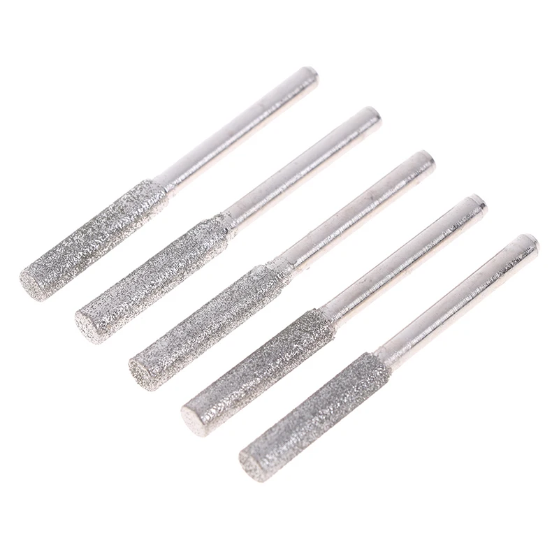 5Pcs/Set Chainsaw Sharpening Grinding Stone Bits Power Tool Parts Replacement