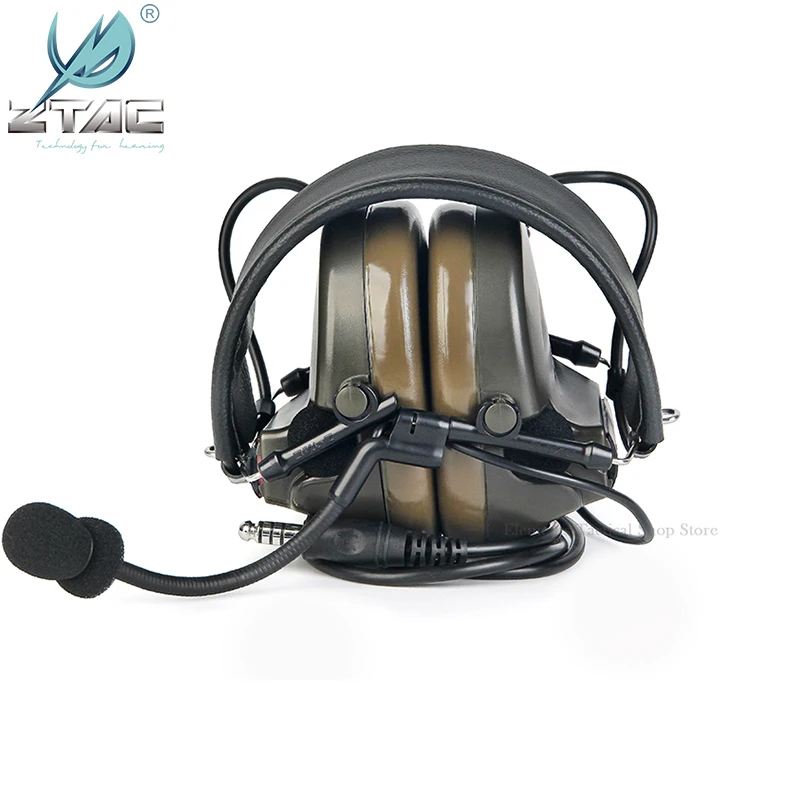 Tactical Headsets Airsoft Headphones Softai Comta II  Active Noise Reduction Two Modes Headph Version Military Active Headset