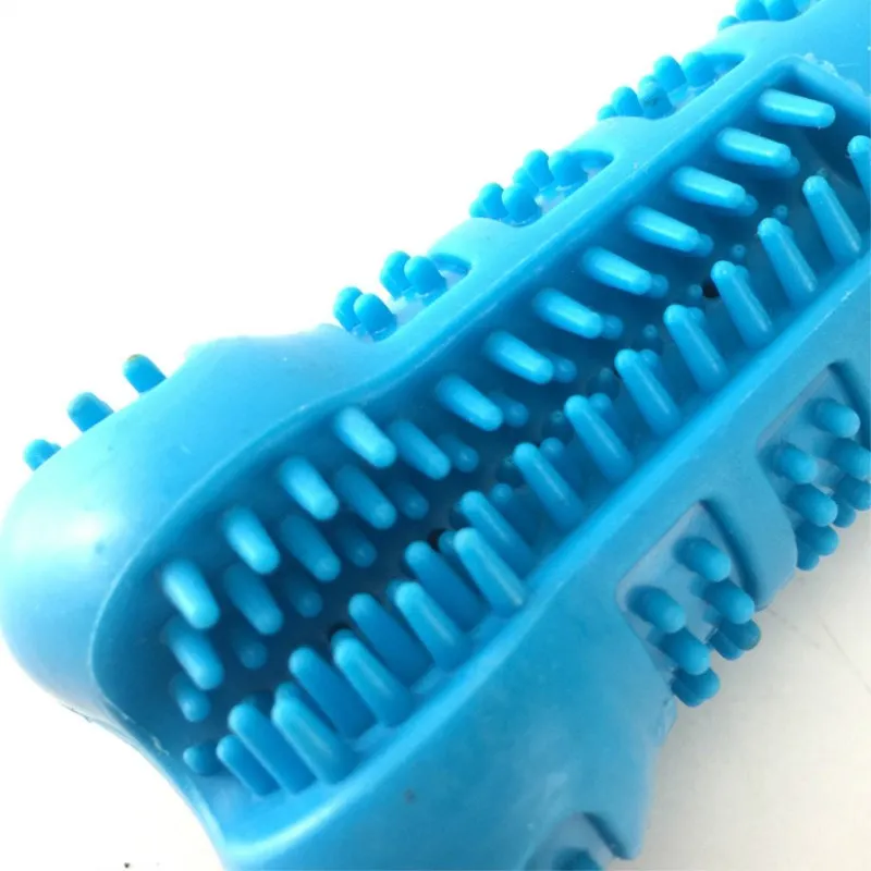 Pet Dog Toothbrushes Chew Toy Doggy Brush Stick Soft Rubber Teeth Cleaning Dot Massage Toothpaste for Small Dogs Pets Toothbrush