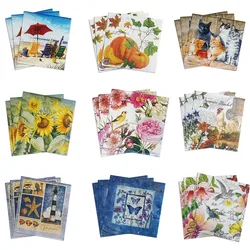 20 pieces / pack,Wedding party creative printing high end restaurant coffee shop napkin paper face tissue household handkerchief