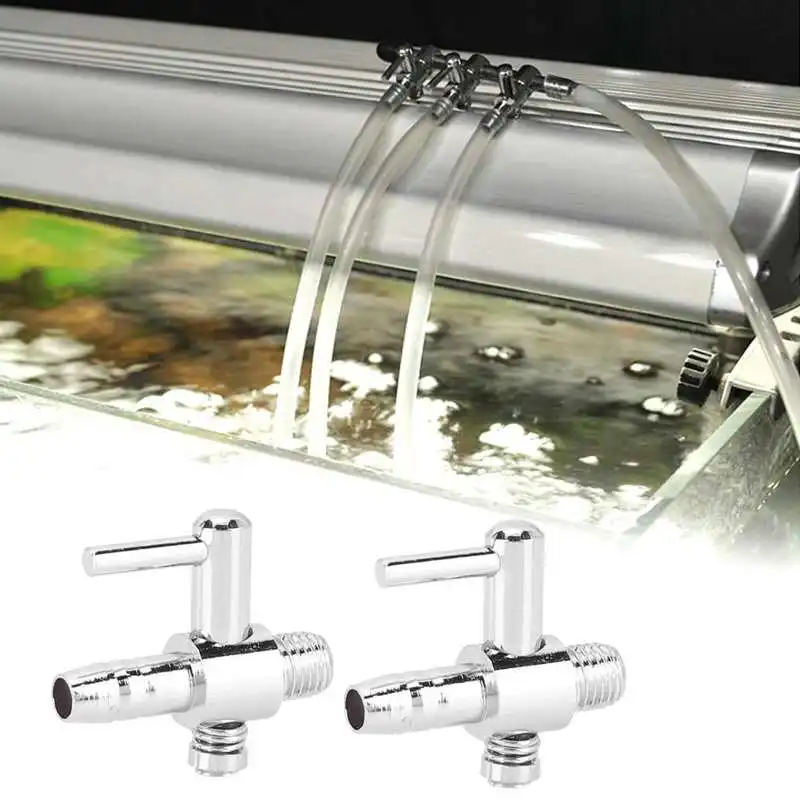 Bộ 10 Đĩa Đơn Mở Điều Khiển Lưu Lượng Van Thép Không Gỉ Máy Tạo Oxy Bơm Không Khí Tập Bộ Chia Điều Chỉnh Van Kiểm Tra Cho Cá