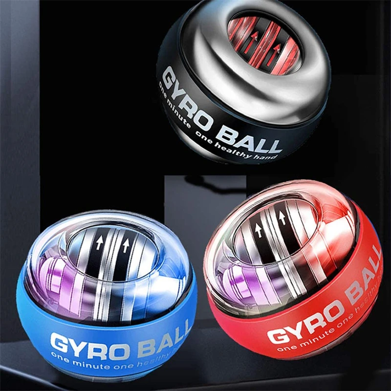 Brand Original Self-Starting Led Automatic Gyro Wrist Force Handball Automatic Start Vibrating Balls Power Ball Muscle Relax