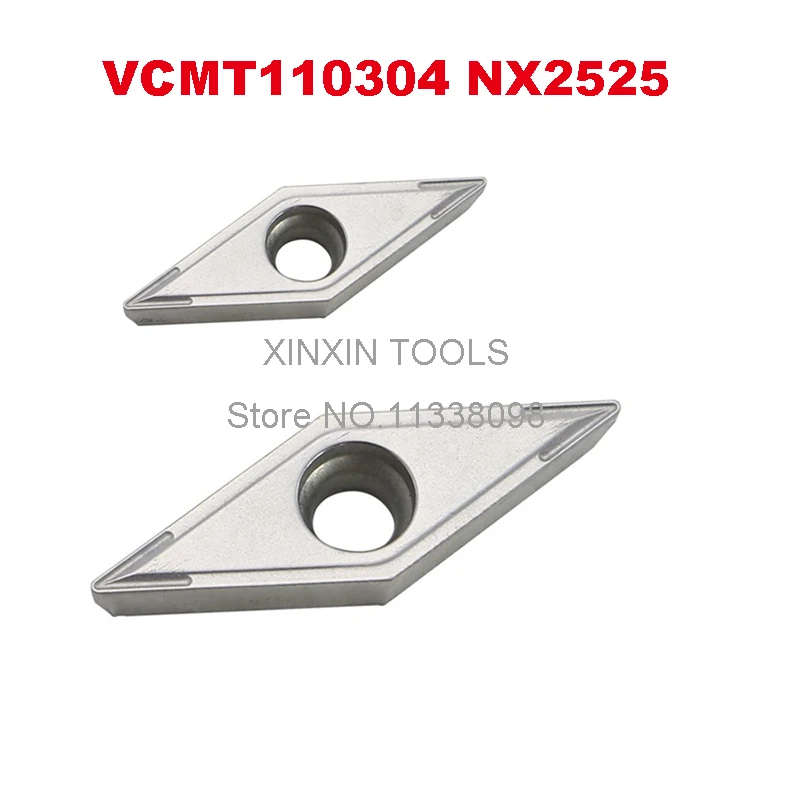 

VCMT110304 NX2525 VCMT 110304 carbide Inserts Turning Tool CNC insertos para herramienta torno Lathe Cutter