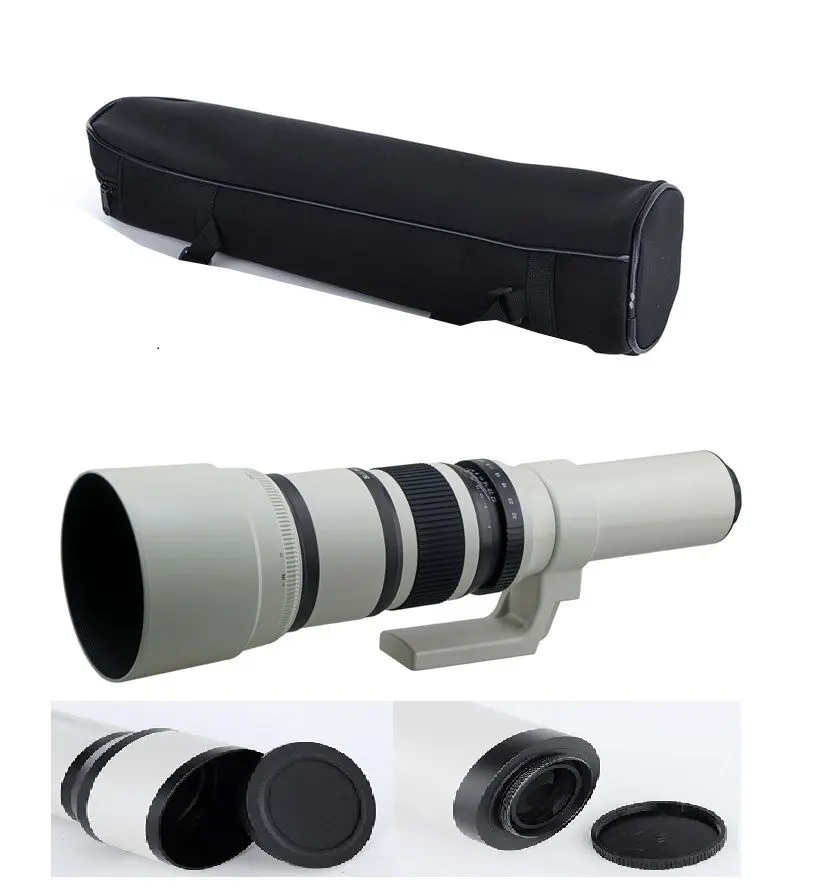 JINTU 500mm F/6.3 T-Mount Super Telephoto Camera Lens for Nikon Canon Sony DSLR Camera and Macro 4/3 Mirroreless Camera