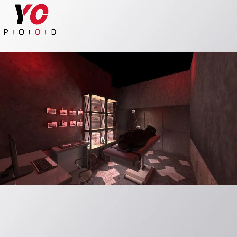 Escape game theme the living dead room escape scenario horror hospital story escape room design YOPOOD escape prop supplier